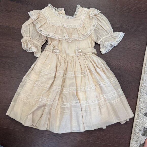 NWT Noralee Clementine Dress in Champagne - Picture 2 of 4